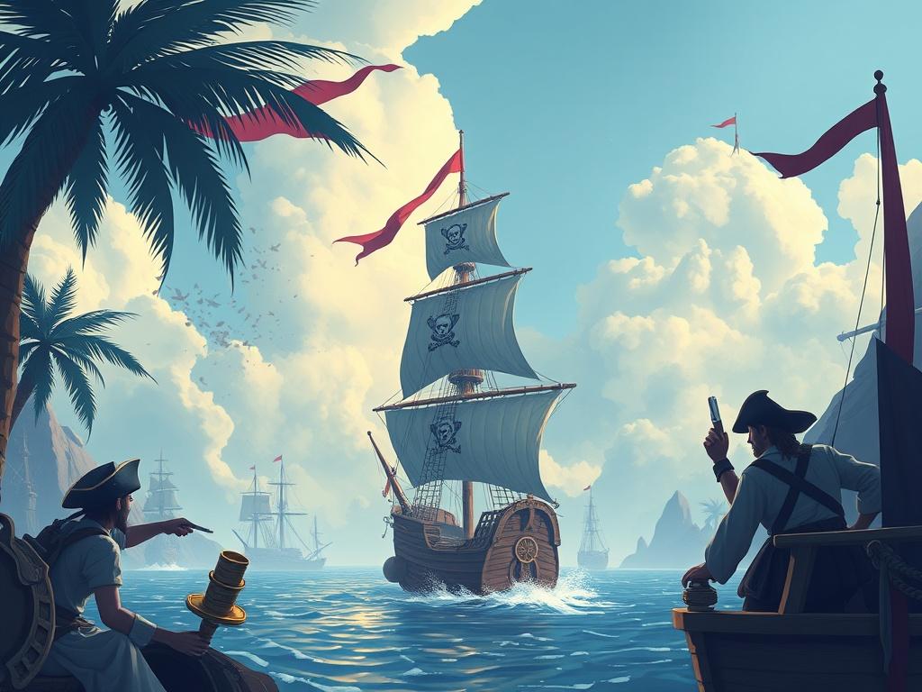 Пираты в играх. Социальные аспекты и мультиплеер: когда игра становится историей компании