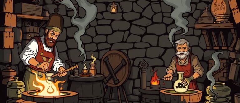 Кузнецы и алхимики: огонь, металл и тайны превращений