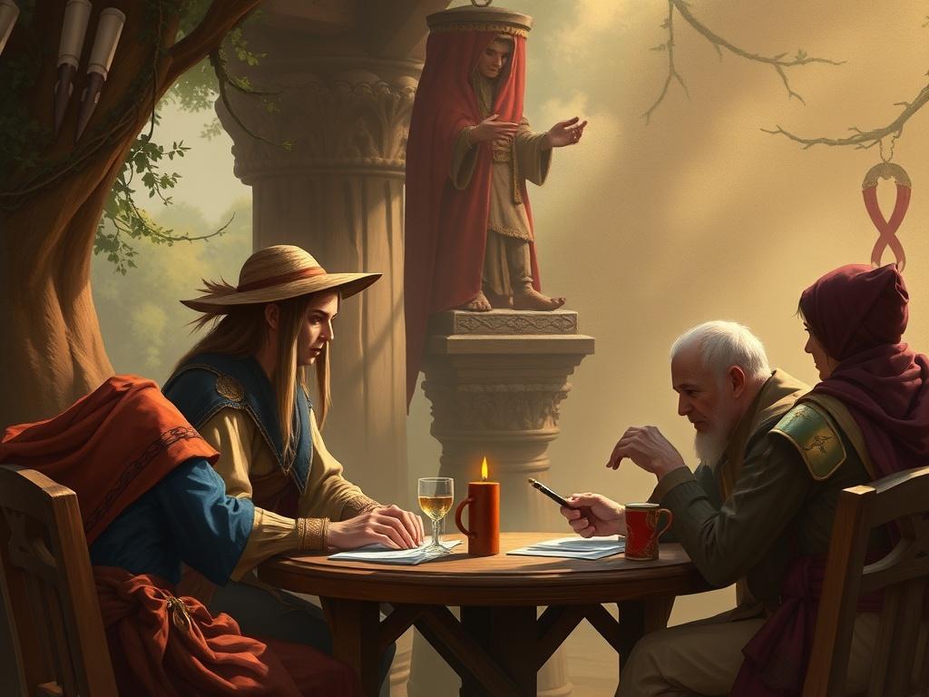 Развитие персонажа в RP. Взаимодействие с другими игроками и мастером