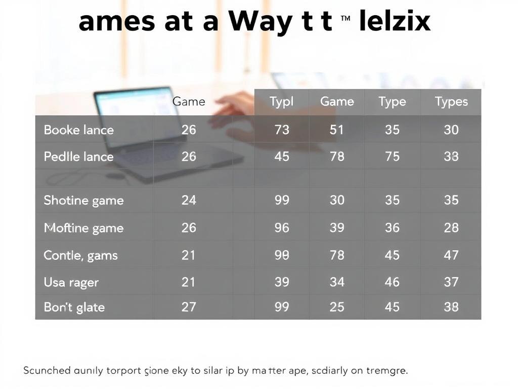 Игры как способ отдохнуть. Таблица: сравнение типов игр по эффекту отдыха