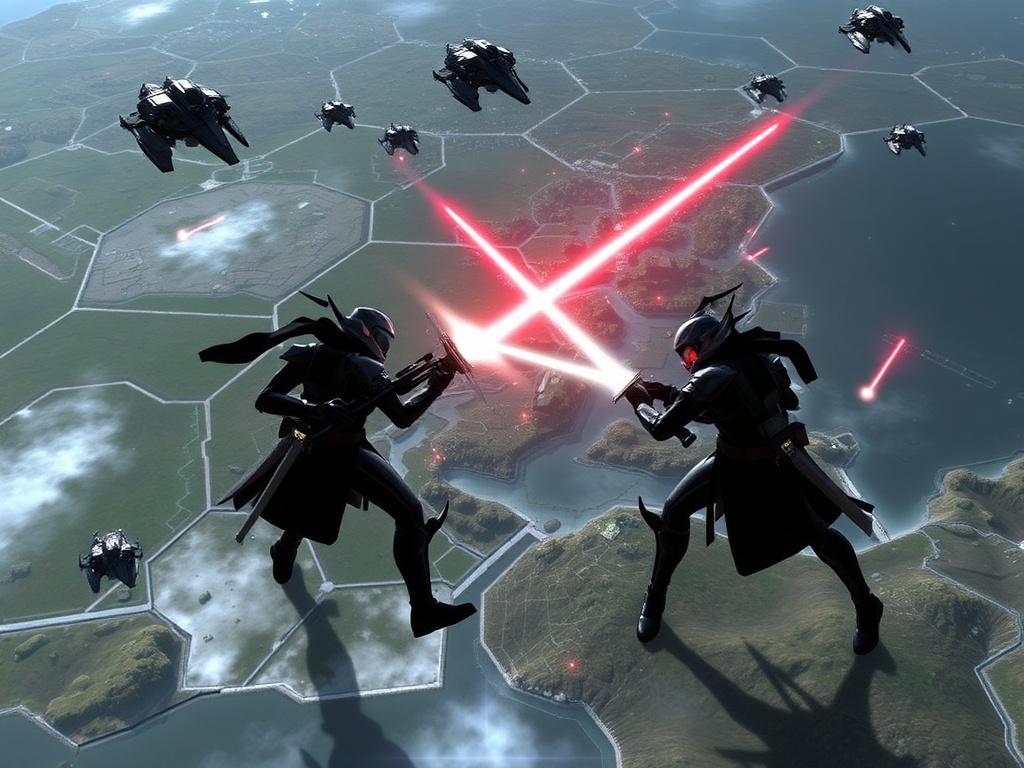 Войны альянсов в EVE Online. Механика контроля территории Войны альянсов в EVE Online. Механика контроля территории