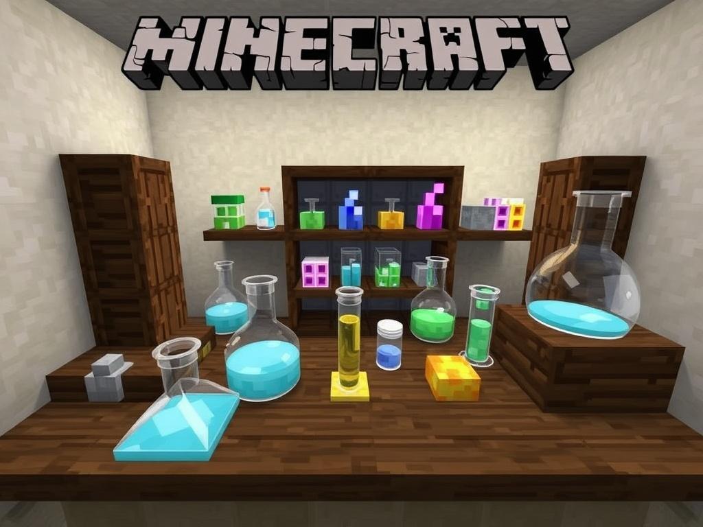 Химия в Minecraft. Советы по организации лаборатории в Minecraft