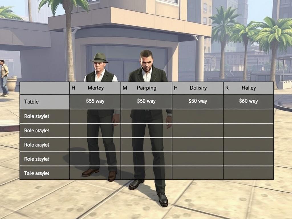 Отыгрыш роли в GTA RP. Таблица: сравнение стилей отыгрыша